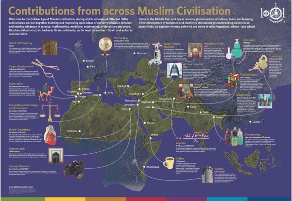 Mapa zlatnog doba islama
