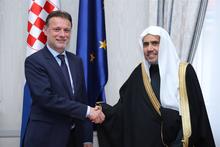 generalni tajnik Al Issa i predsjednik Hrvatskog Sabora g. Jandroković